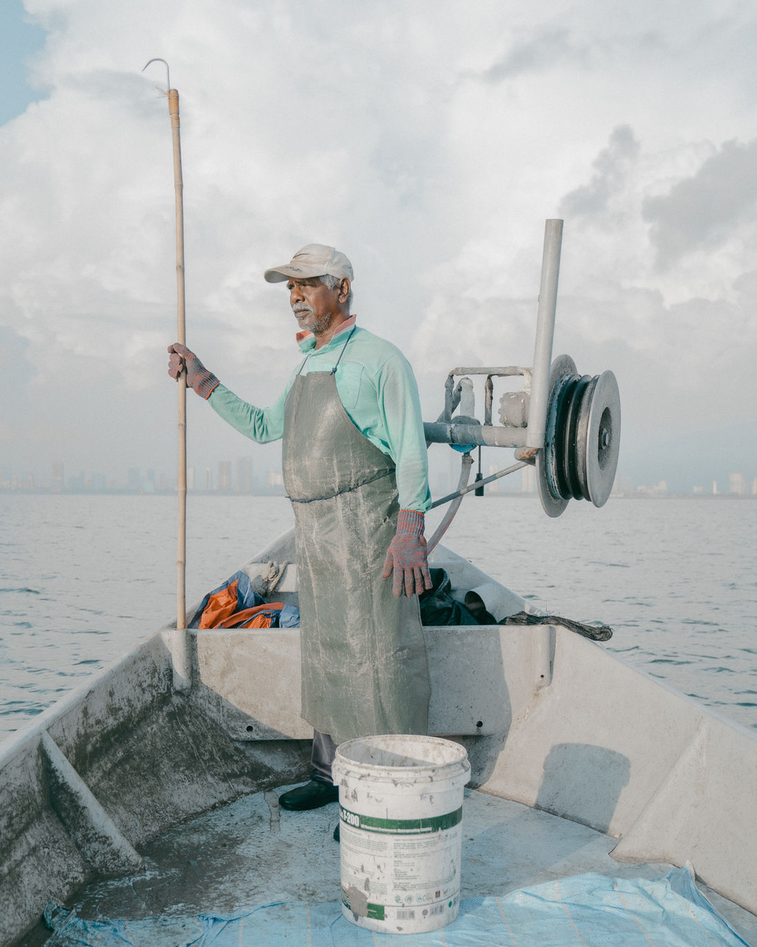 ‘Coastal fisherman at sea, Penang’ – Antoine Loncle [Malaysia], Make it Real Staged Portraits 2nd Prize